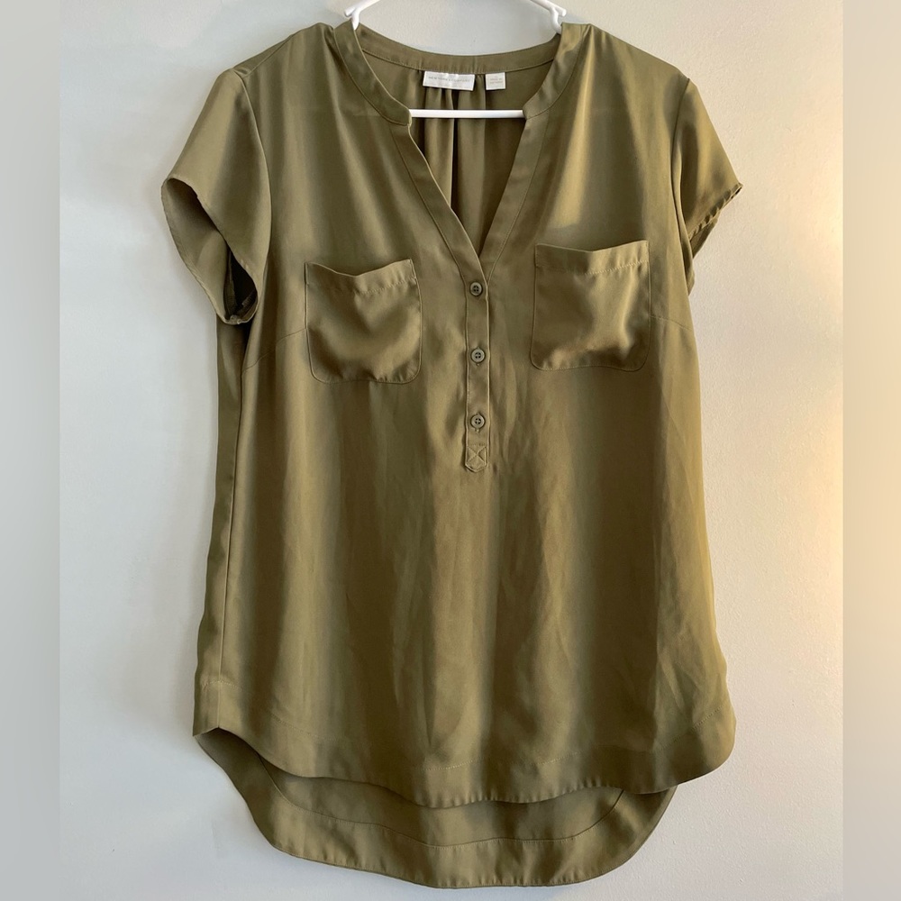Forest green sheer, NY&C brand, size M